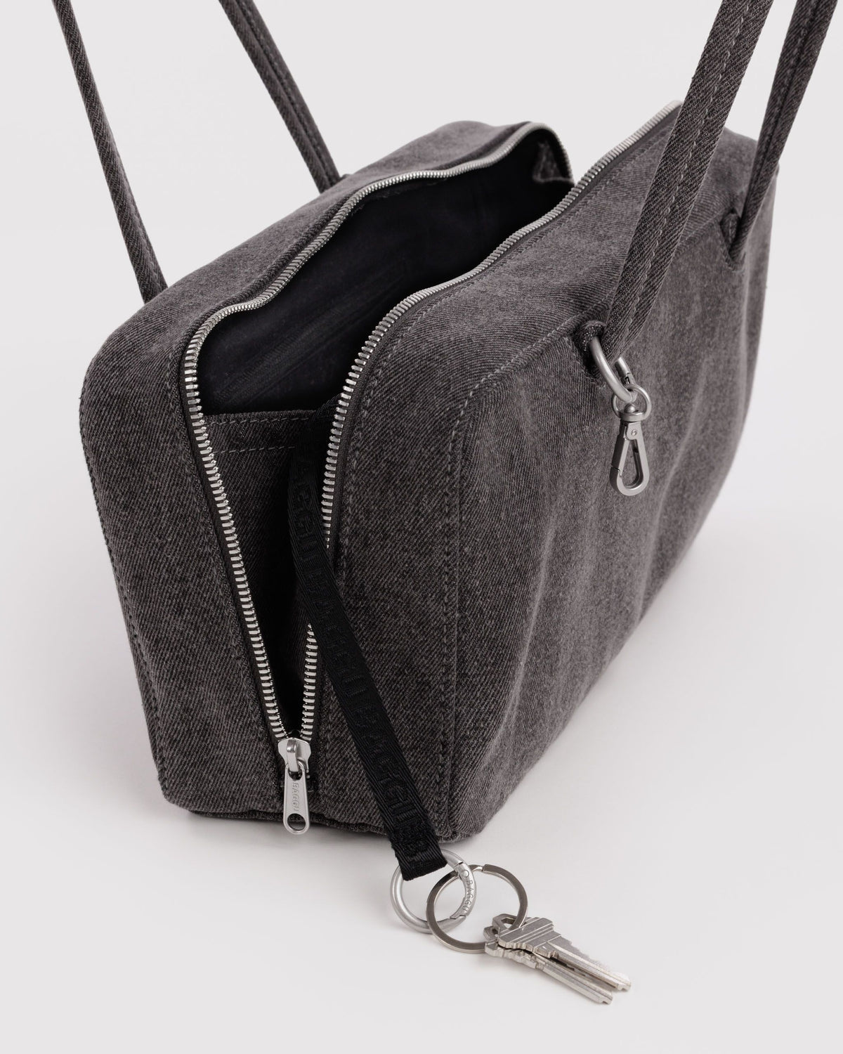 DENIM BOWLER BAG