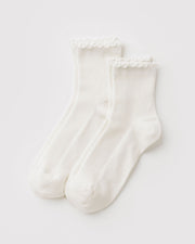 LETTUCE EDGE SOCK SET OF 2
