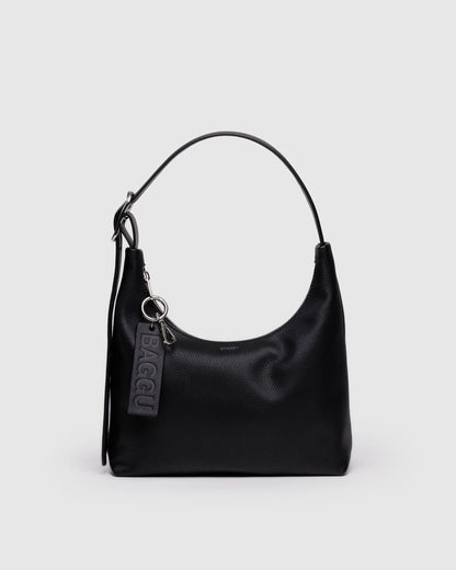 MINI RECYCLED LEATHER SHOULDER BAG