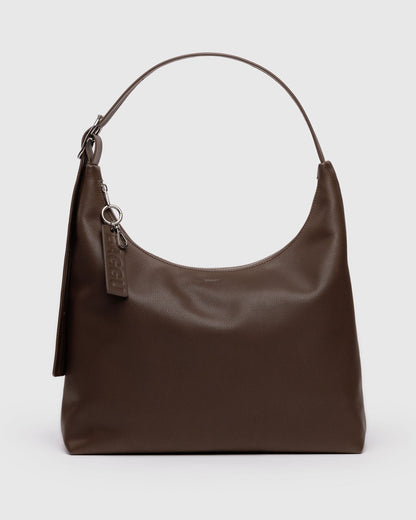 RECYCLED LEATHER SHOULDER BAG