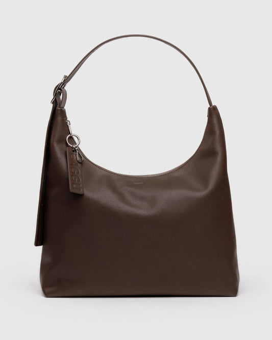 RECYCLED LEATHER SHOULDER BAG