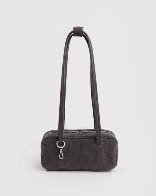 SMALL DENIM BOWLER BAG