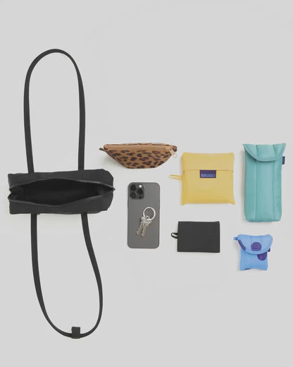 SMALL NYLON BOWLER BAG