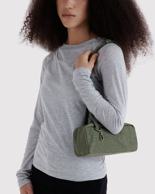 SMALL NYLON BOWLER BAG