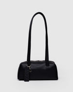 SMALL RECYCLED LEATHER BOWLER BAG