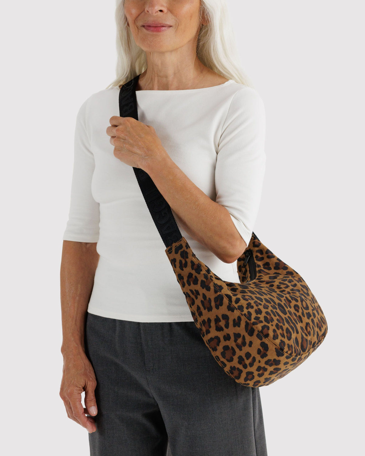 MEDIUM NYLON CRESCENT BAG