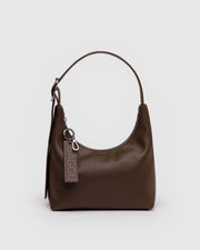 MINI RECYCLED LEATHER SHOULDER BAG