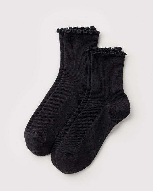LETTUCE EDGE SOCK SET OF 2