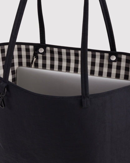 LARGE NYLON REVERSIBLE TOTE