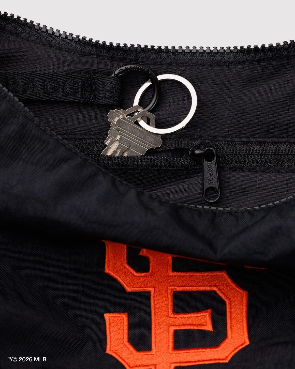 MEDIUM NYLON CRESCENT BAG