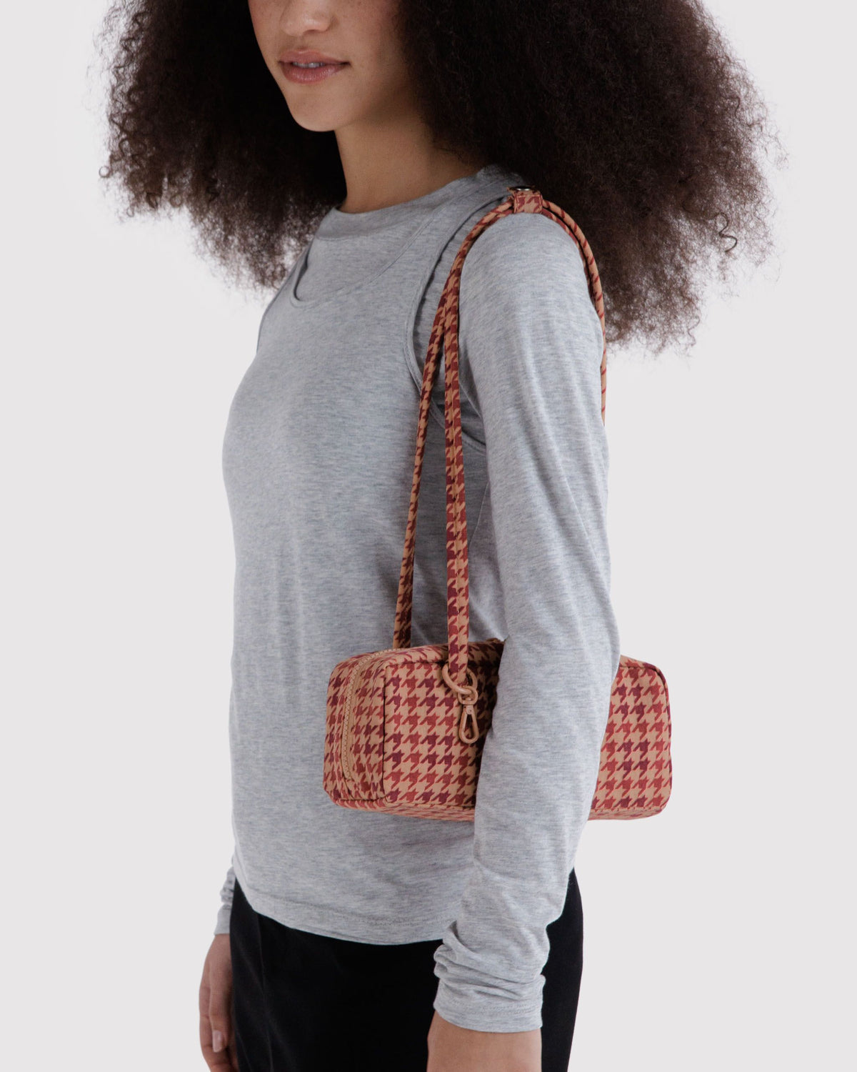 SMALL NYLON BOWLER BAG
