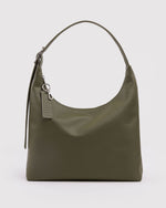 RECYCLED LEATHER SHOULDER BAG
