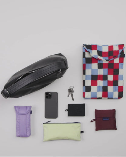 RECYCLED LEATHER SHOULDER BAG