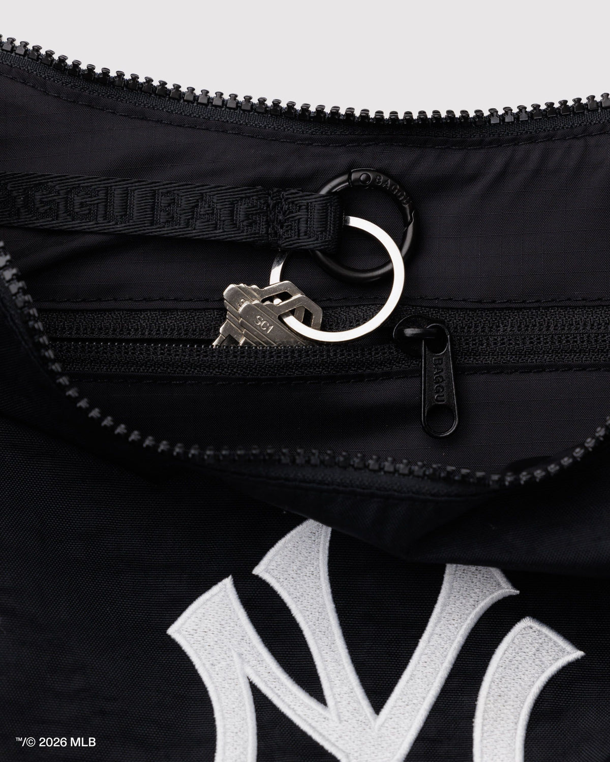 MEDIUM NYLON CRESCENT BAG