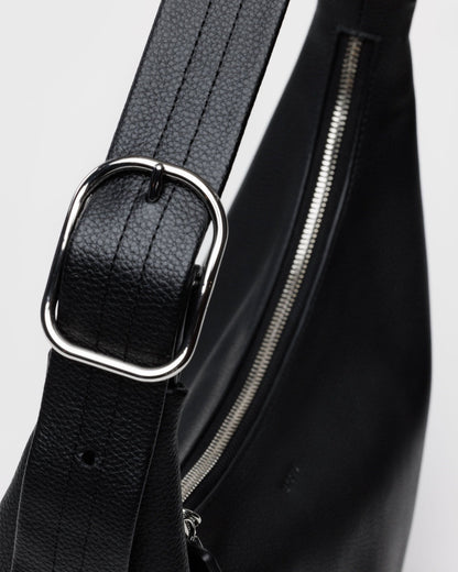 RECYCLED LEATHER SHOULDER BAG