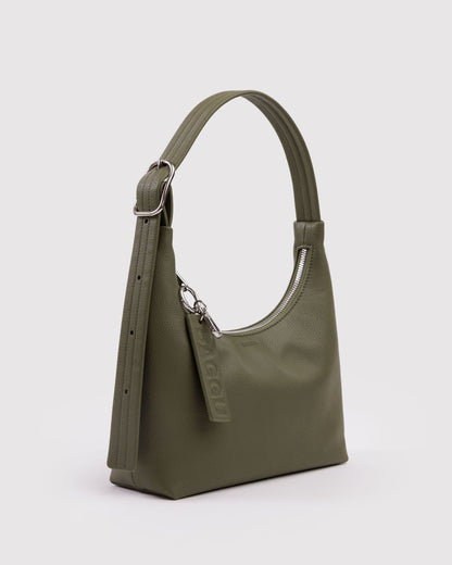 MINI RECYCLED LEATHER SHOULDER BAG