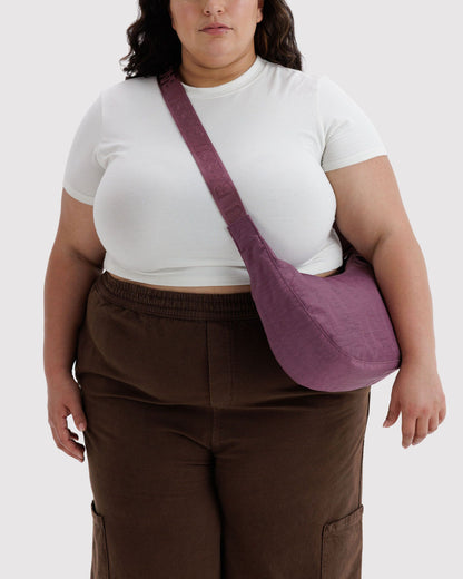 MEDIUM NYLON CRESCENT BAG