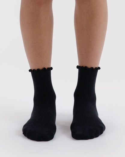 LETTUCE EDGE SOCK SET OF 2