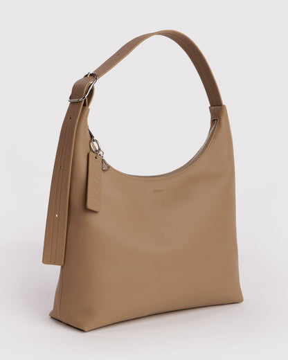 RECYCLED LEATHER SHOULDER BAG