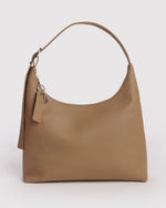 RECYCLED LEATHER SHOULDER BAG