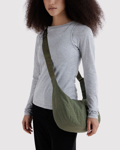 MEDIUM NYLON CRESCENT BAG