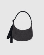 SMALL DENIM CRESCENT BAG