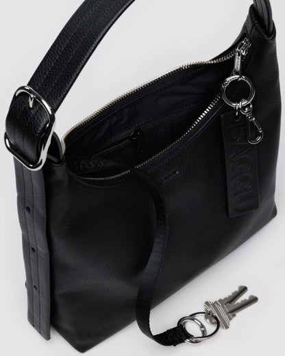 MINI RECYCLED LEATHER SHOULDER BAG