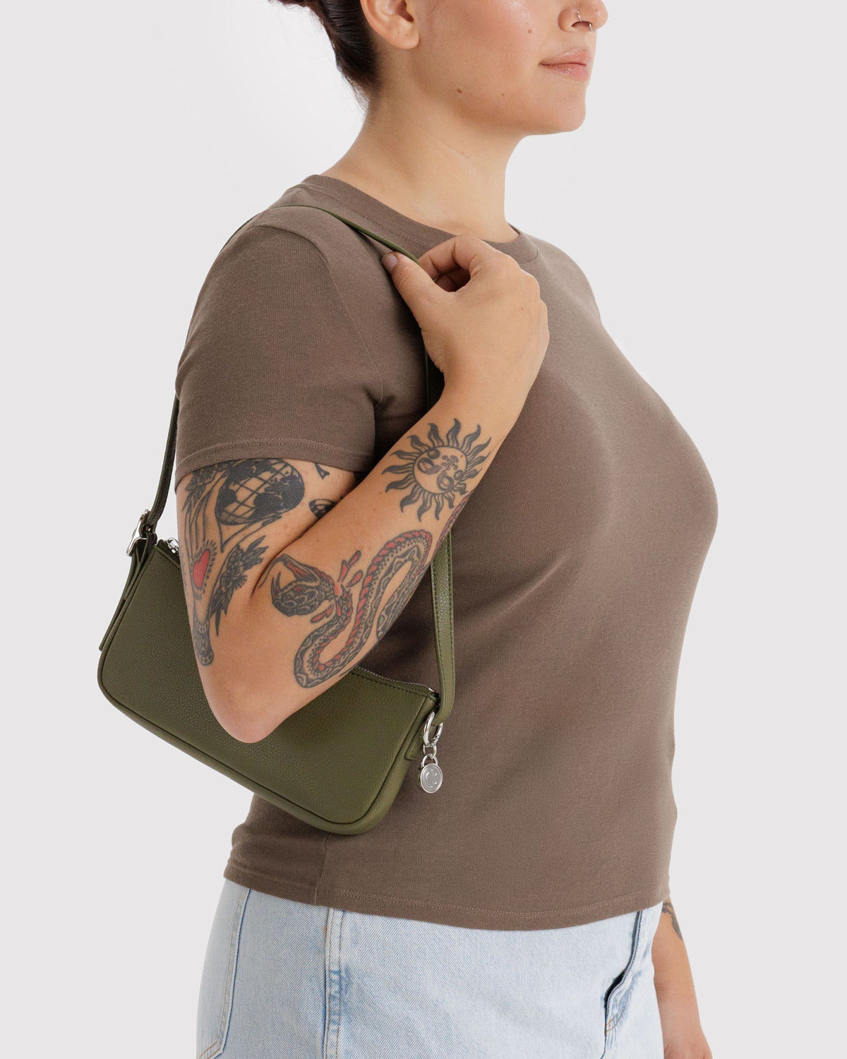RECYCLED LEATHER POCHETTE