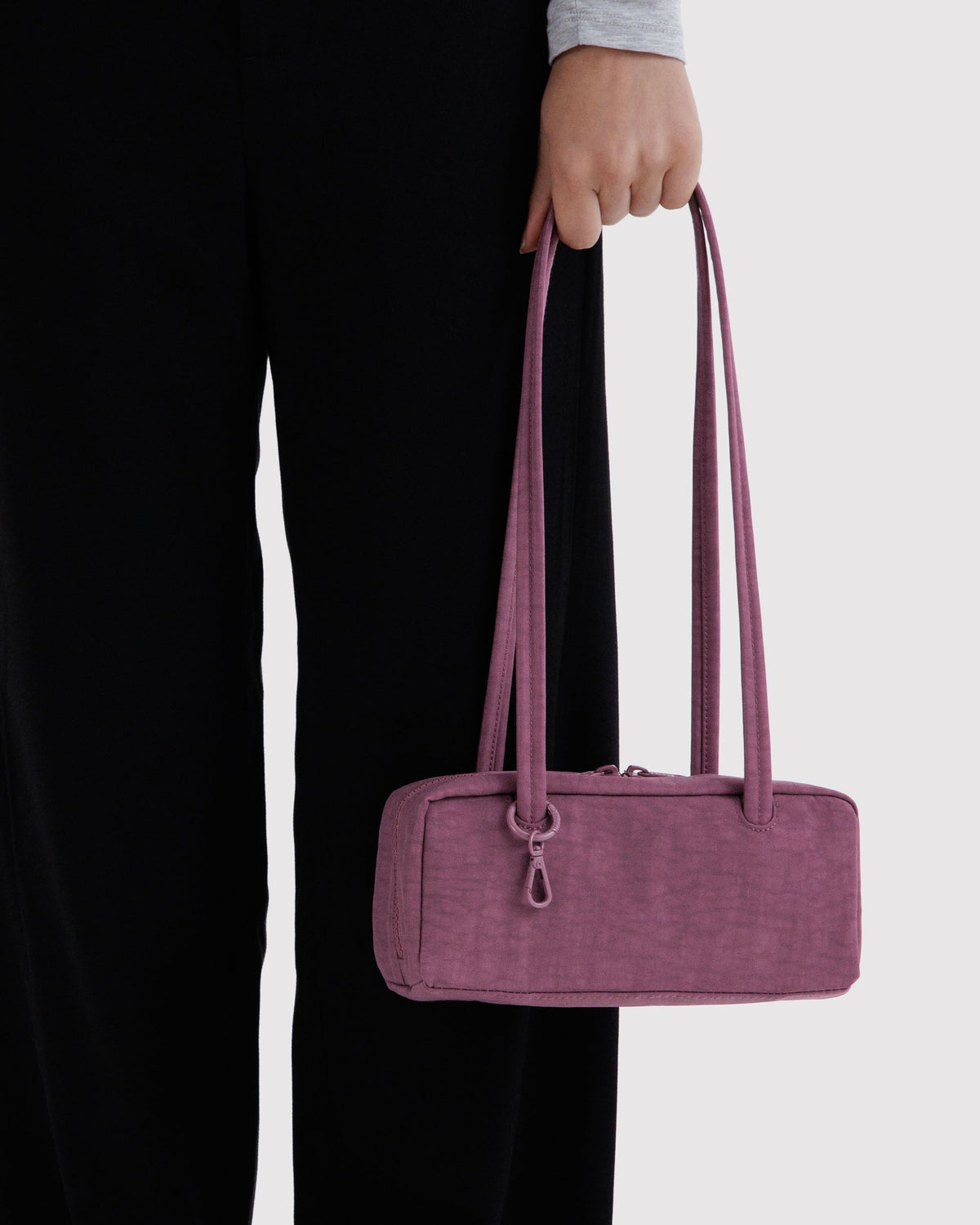 SMALL NYLON BOWLER BAG