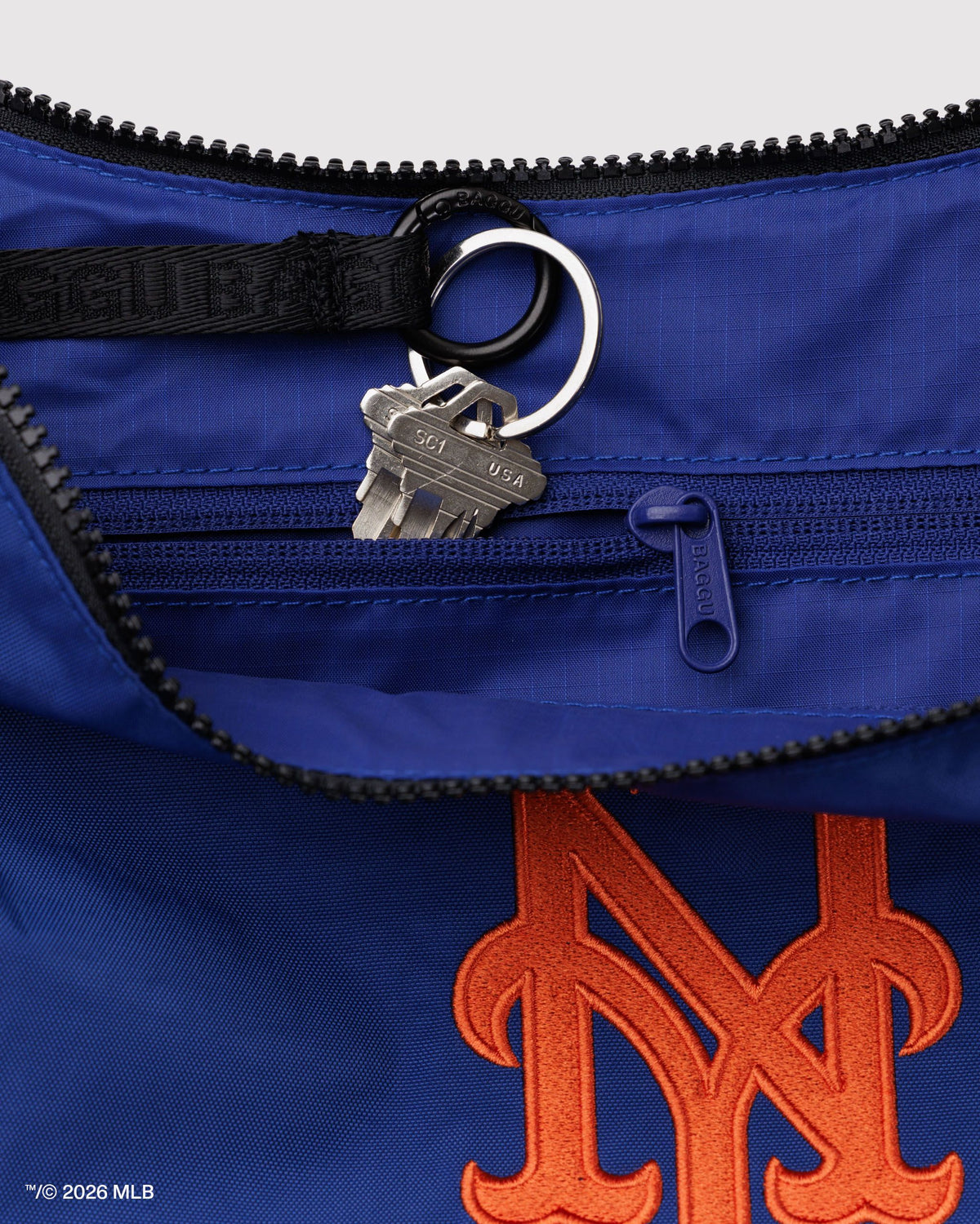 MEDIUM NYLON CRESCENT BAG