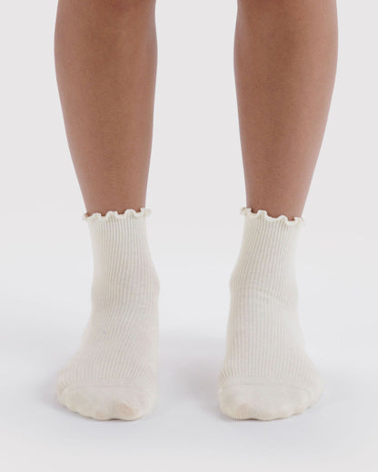 LETTUCE EDGE SOCK SET OF 2