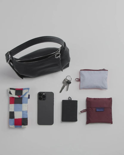 MINI RECYCLED LEATHER SHOULDER BAG