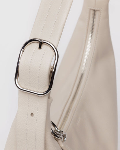 RECYCLED LEATHER SHOULDER BAG