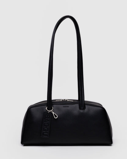 RECYCLED LEATHER BOWLER BAG